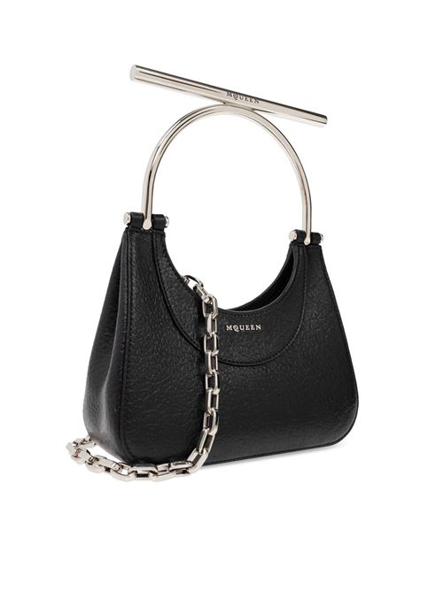 Mini T-bar Bag for Women in Black ALEXANDER MCQUEEN | 8035251VDBB1000